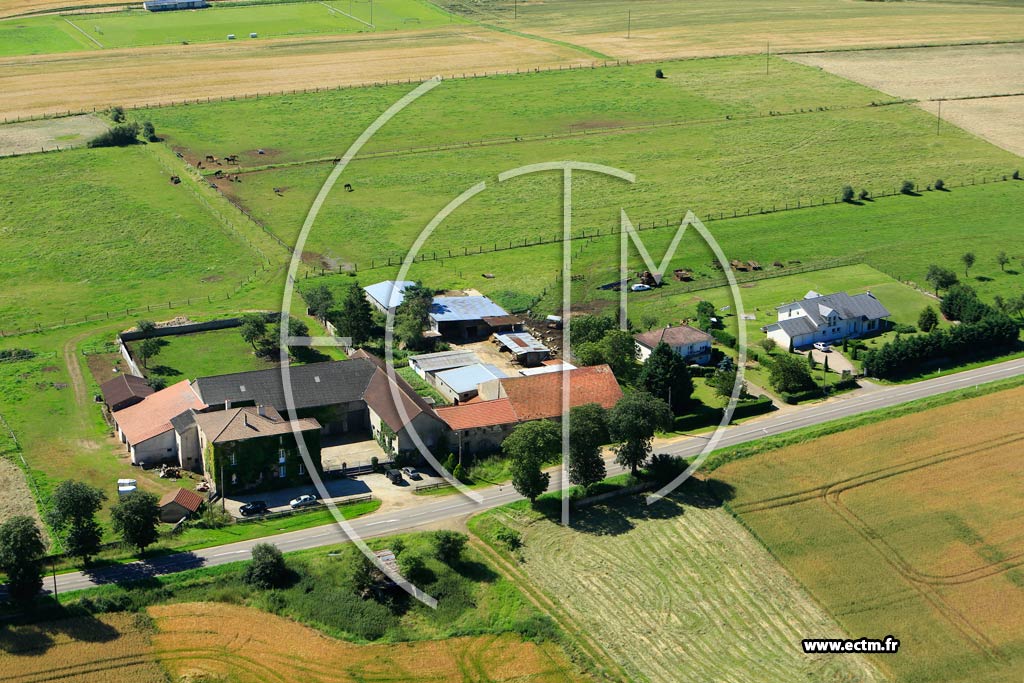Photo arienne de Gravelotte
