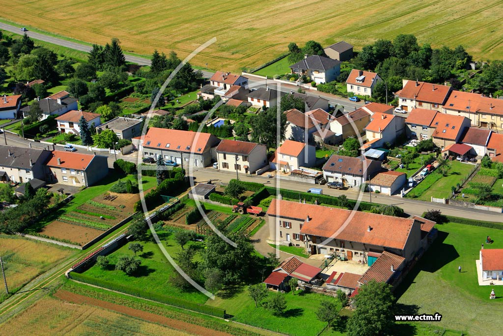 Photo arienne de Gravelotte