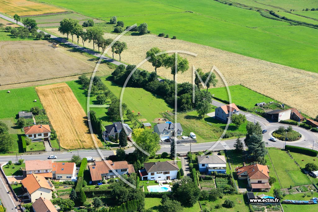 Photo arienne de Han-sur-Nied