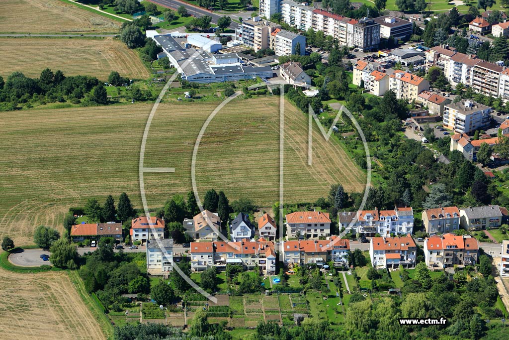 Photo arienne de Longeville ls Metz (le Saint Symphorien)