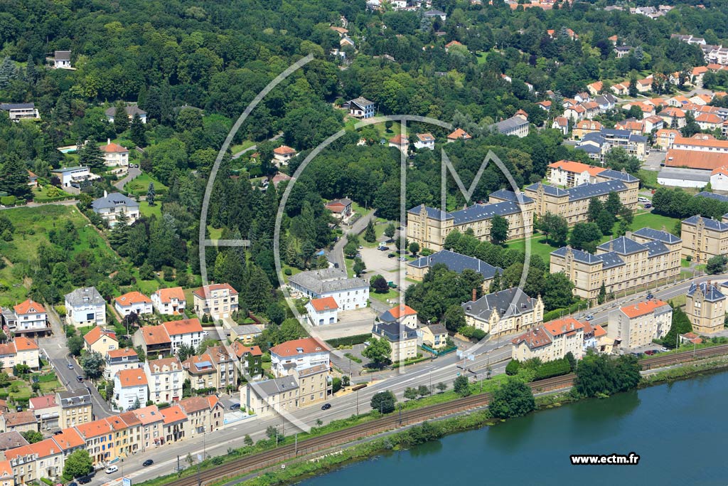 Photo arienne de Longeville ls Metz