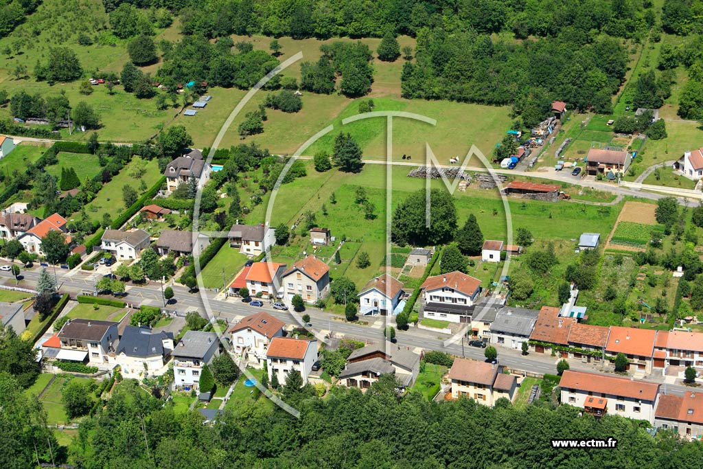 Photo arienne de Marbache
