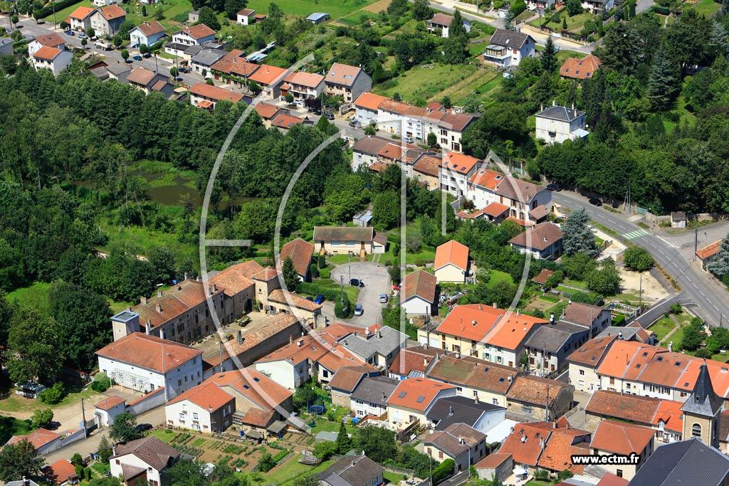 Photo arienne de Marbache