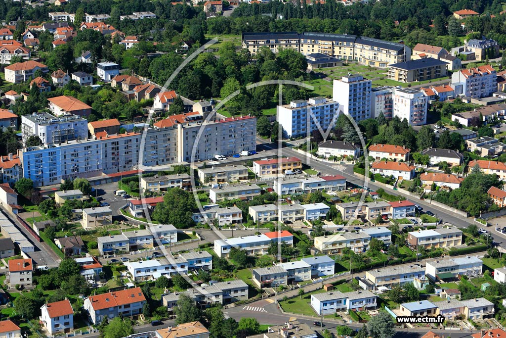Photo arienne de Metz (Bellecroix)
