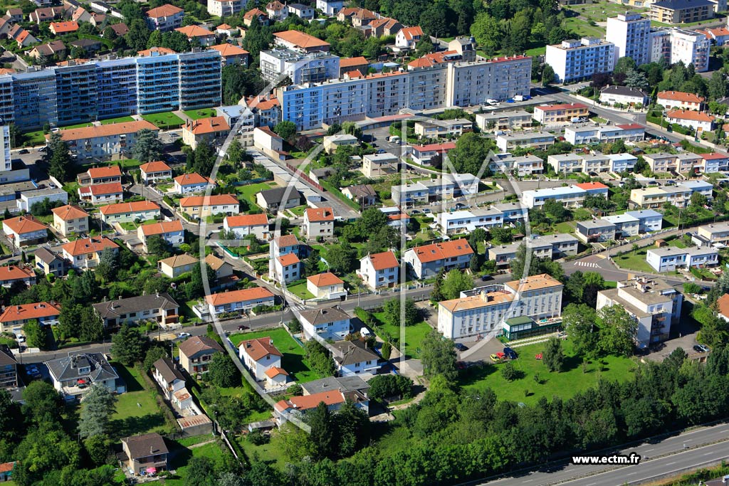 Photo arienne de Metz (Bellecroix)