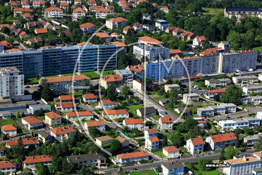 Photo arienne de Metz (Bellecroix)