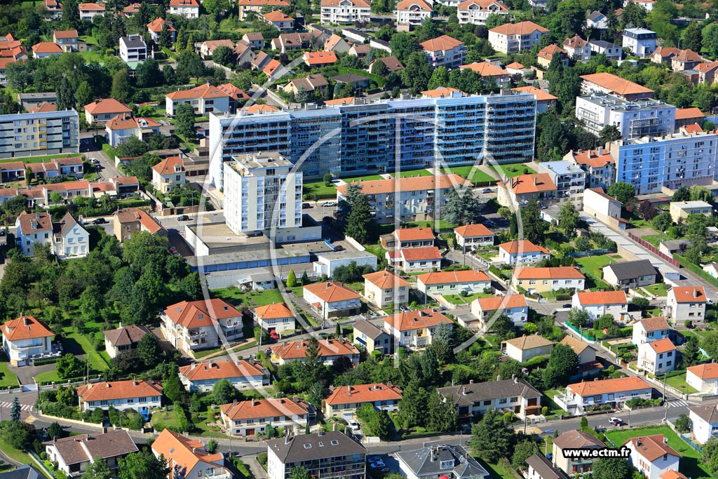 Photo arienne de Metz (Bellecroix)