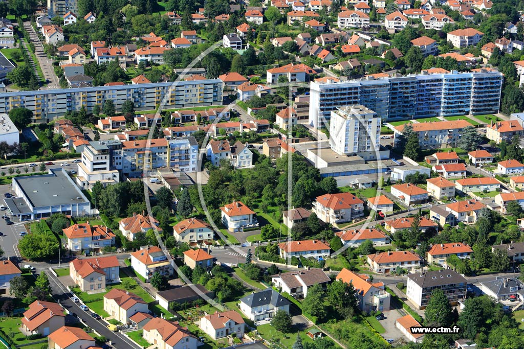 Photo arienne de Metz (Bellecroix)