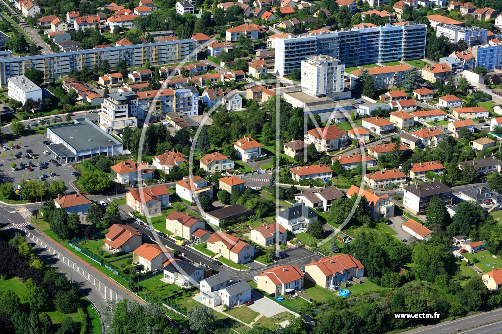 Photo arienne de Metz (Bellecroix)