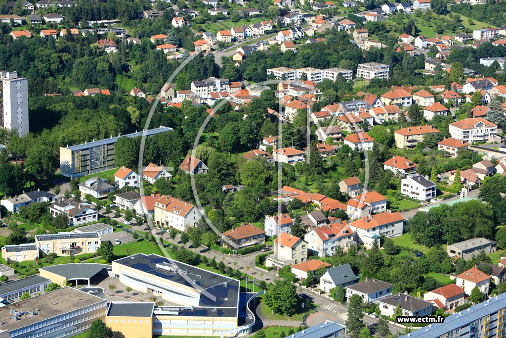 Photo arienne de Metz (Bellecroix)