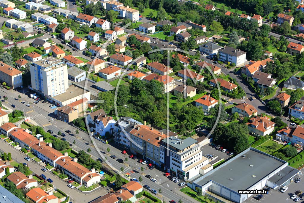 Photo arienne de Metz (Bellecroix)