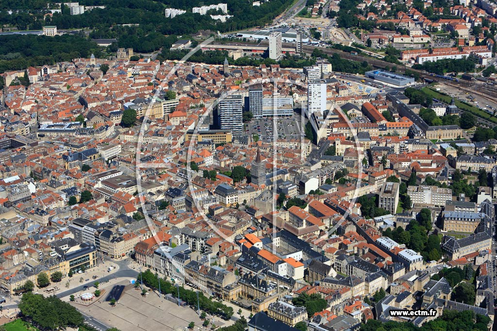 Photo arienne de Metz (Centre-Ancienne Ville)