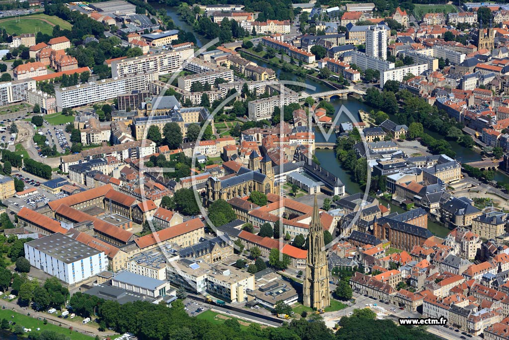 Photo arienne de Metz (Centre-Ancienne Ville)