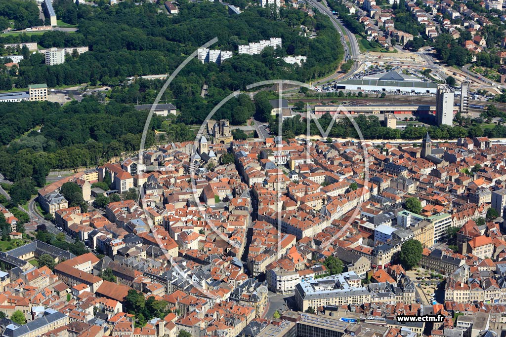 Photo arienne de Metz (Centre-Ancienne Ville)