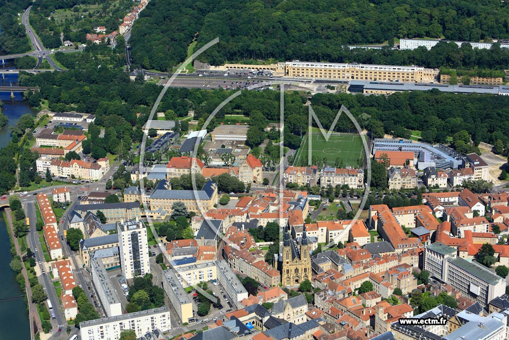Photo arienne de Metz (Centre-Ancienne Ville)