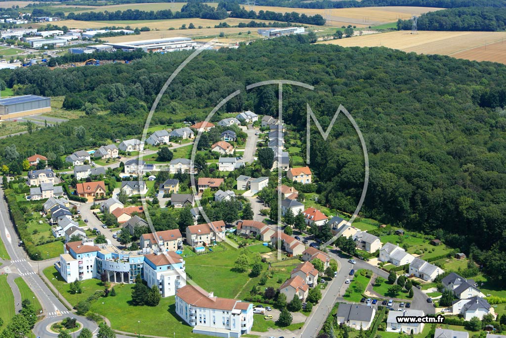 Photo arienne de Metz (La Grange au Bois)