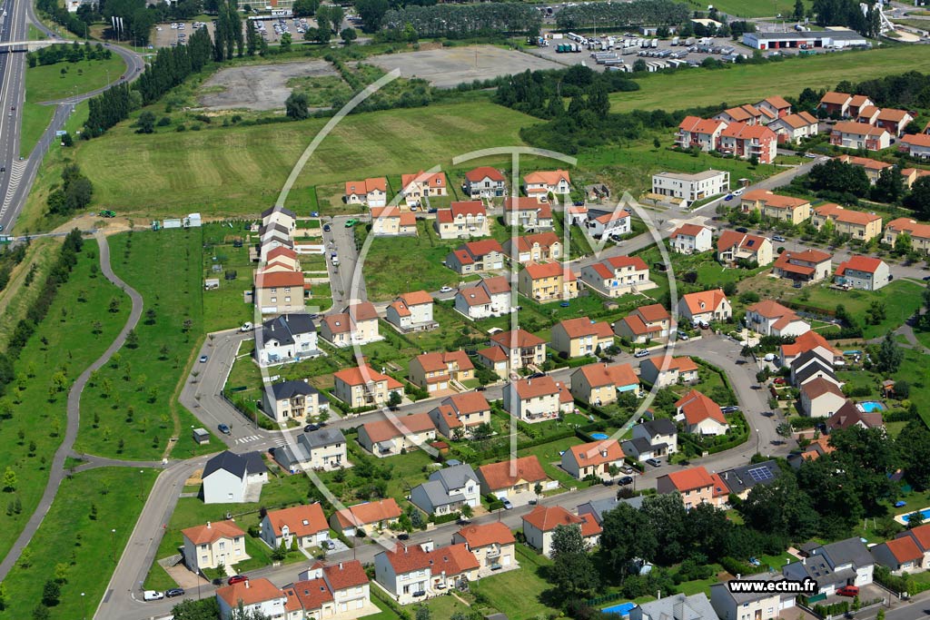 Photo arienne de Metz (La Grange au Bois)