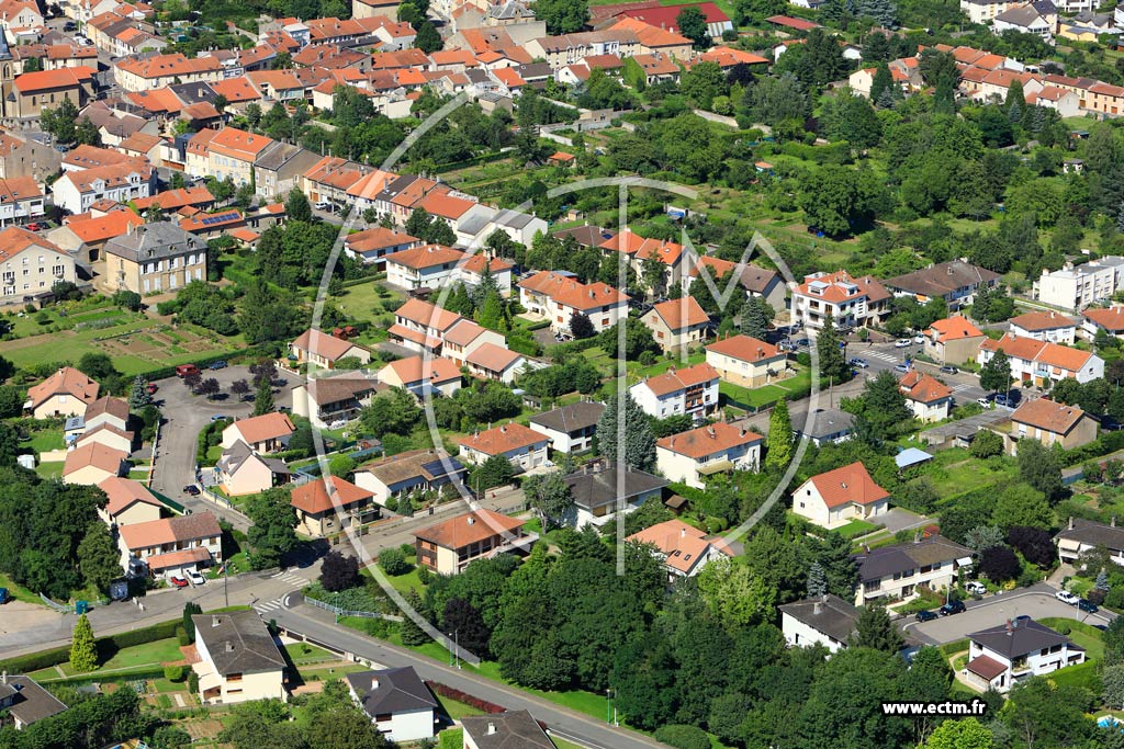 Photo arienne de Metz (Magny)