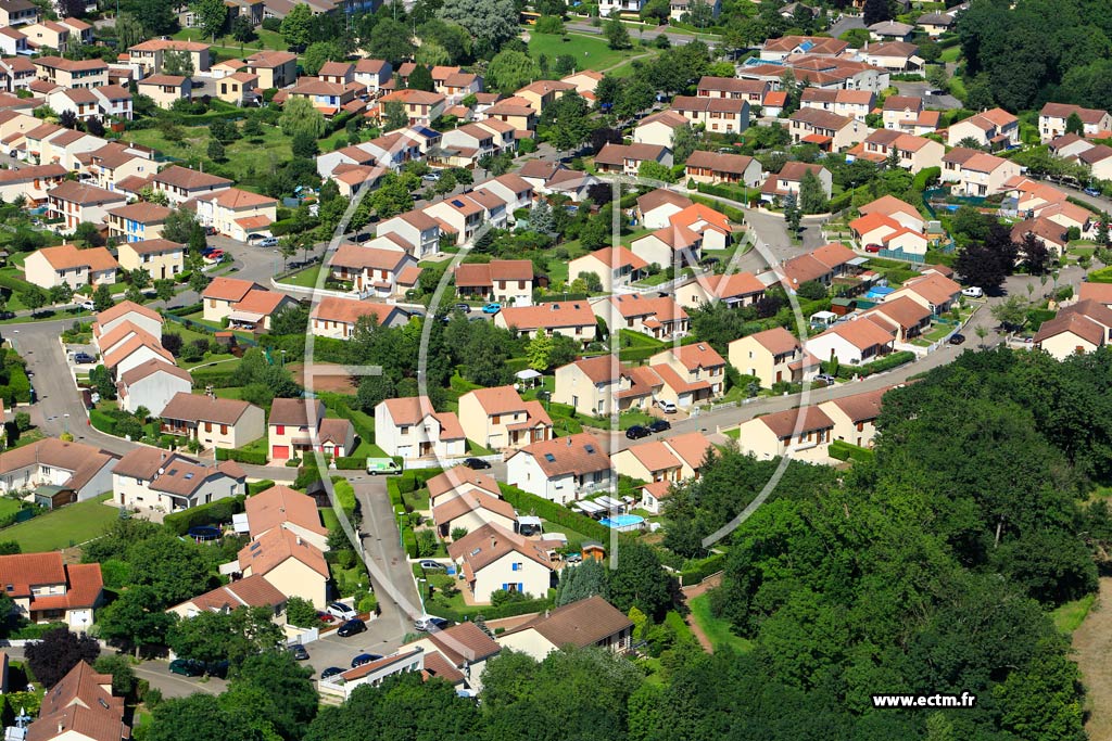 Photo arienne de Metz (Magny)