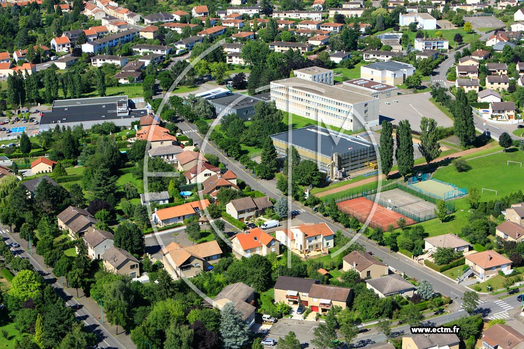 Photo arienne de Metz (Magny)