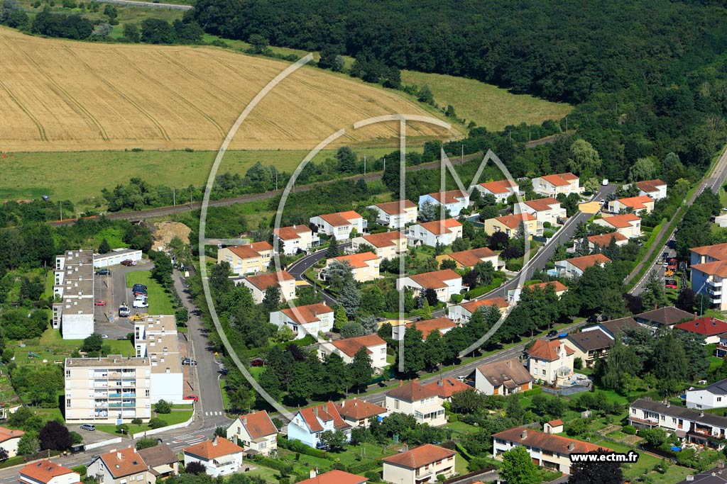 Photo arienne de Metz (Magny)