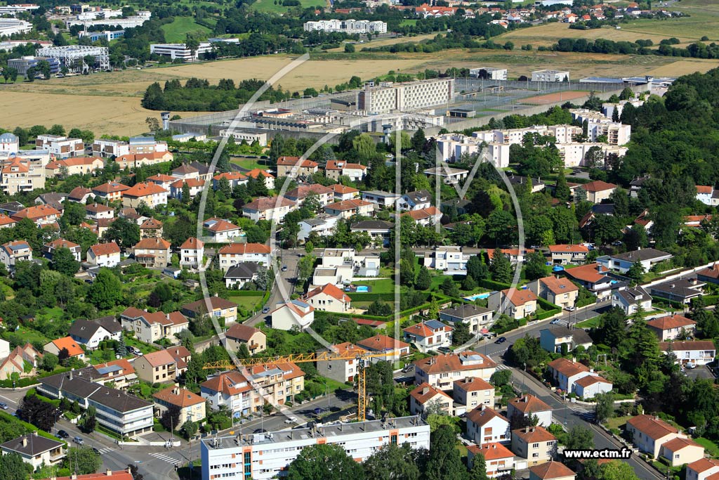 Photo arienne de Metz (Plantires Queuleu)