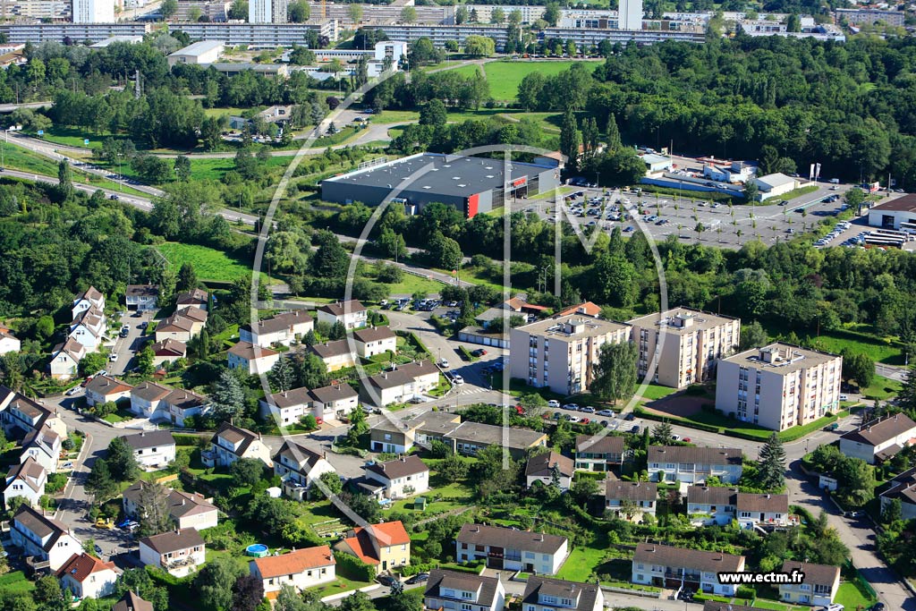 Photo arienne de Metz (Vallires - Les Bordes)