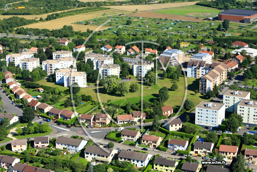 Photo arienne de Metz (Vallires - Les Bordes)