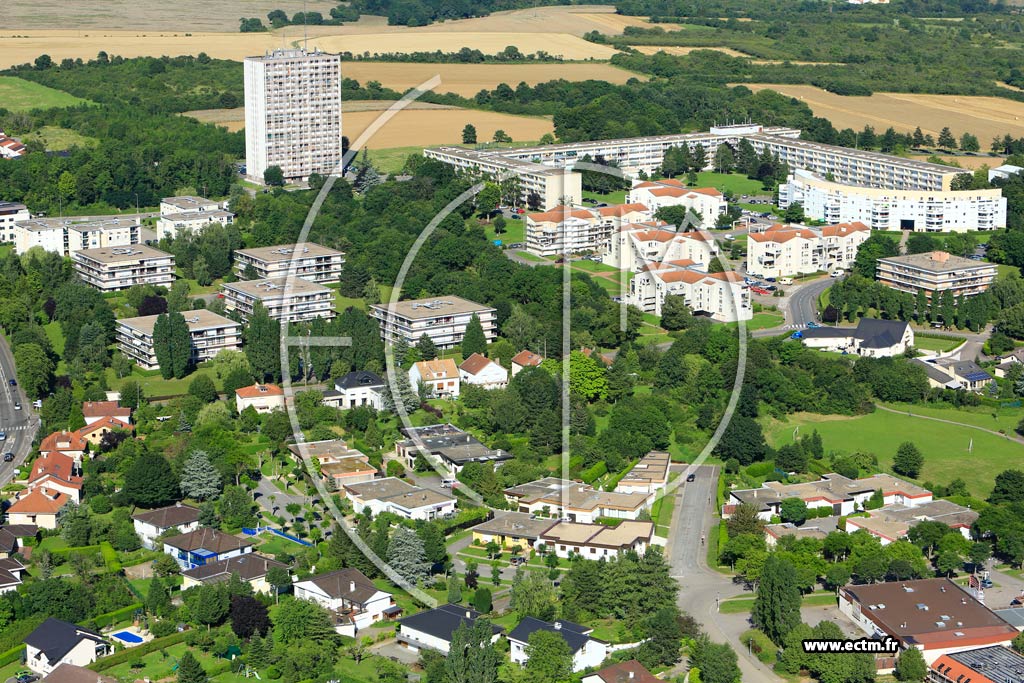 Photo arienne de Metz (Vallires - Les Bordes)