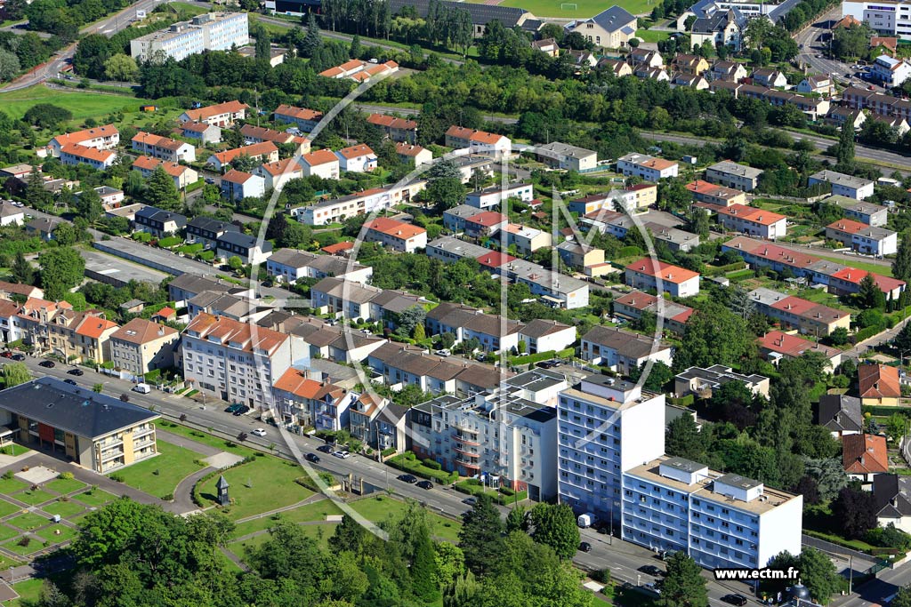 Photo arienne de Metz (Vallires - Les Bordes)