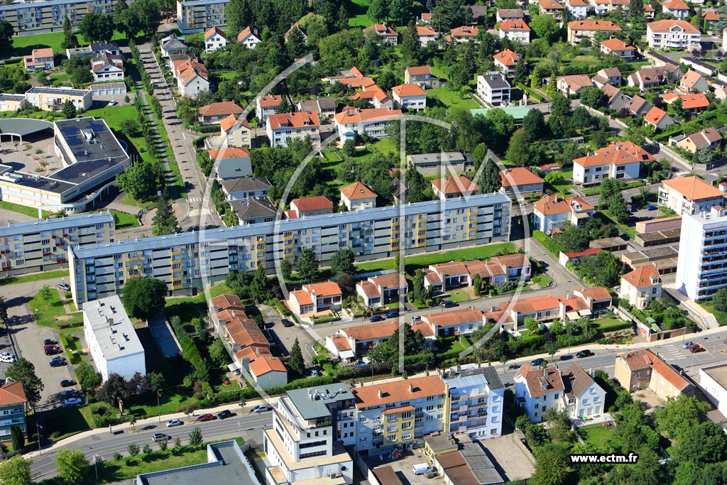 Photo arienne de Metz (Vallires - Les Bordes)