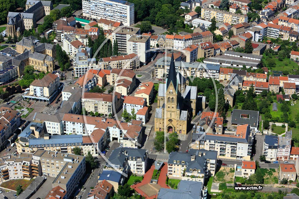 Photo arienne de Montigny-ls-Metz