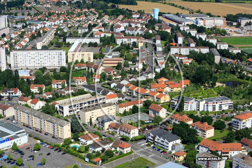 Photo arienne de Montigny-ls-Metz