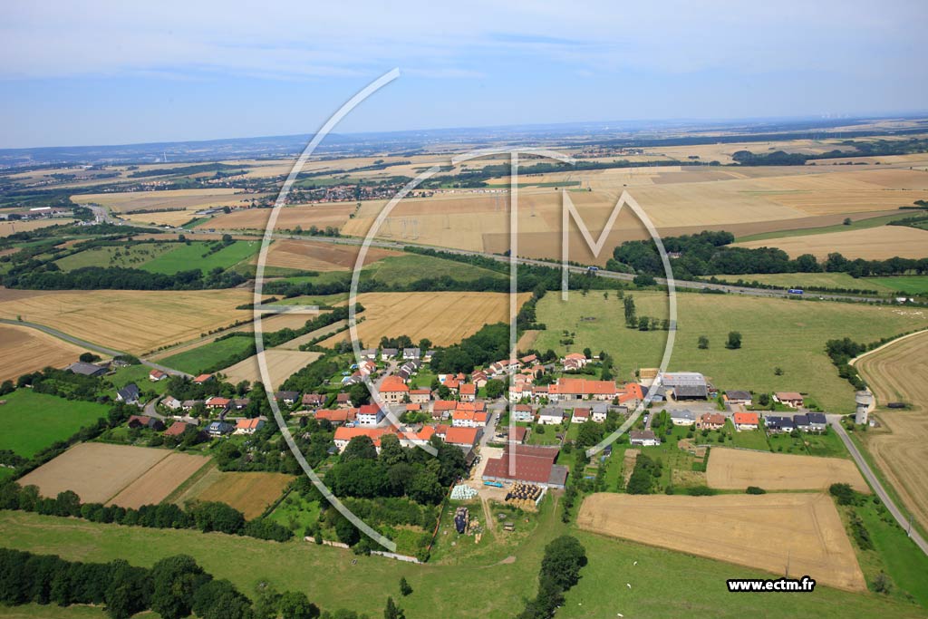 Photo arienne de Montoy-Flanville (Flanville)