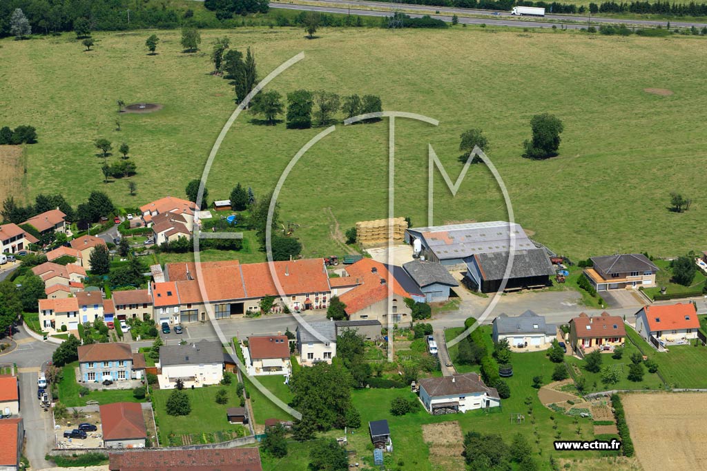 Photo arienne de Montoy-Flanville (Flanville)