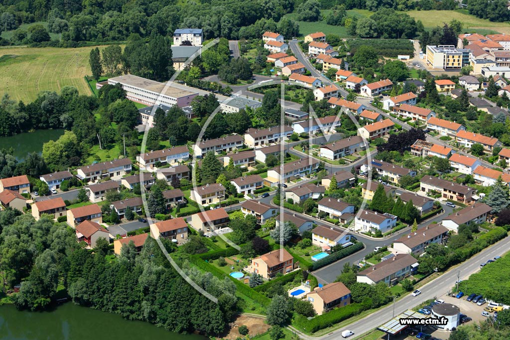 Photo arienne de Moulins-ls-Metz (Prville)