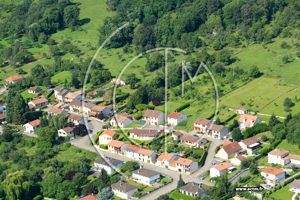 Photo arienne de Pont--Mousson (la Croix de Rieupt)