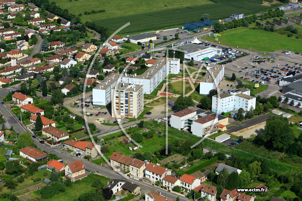 Photo arienne de Pont--Mousson (Les Cutiers)