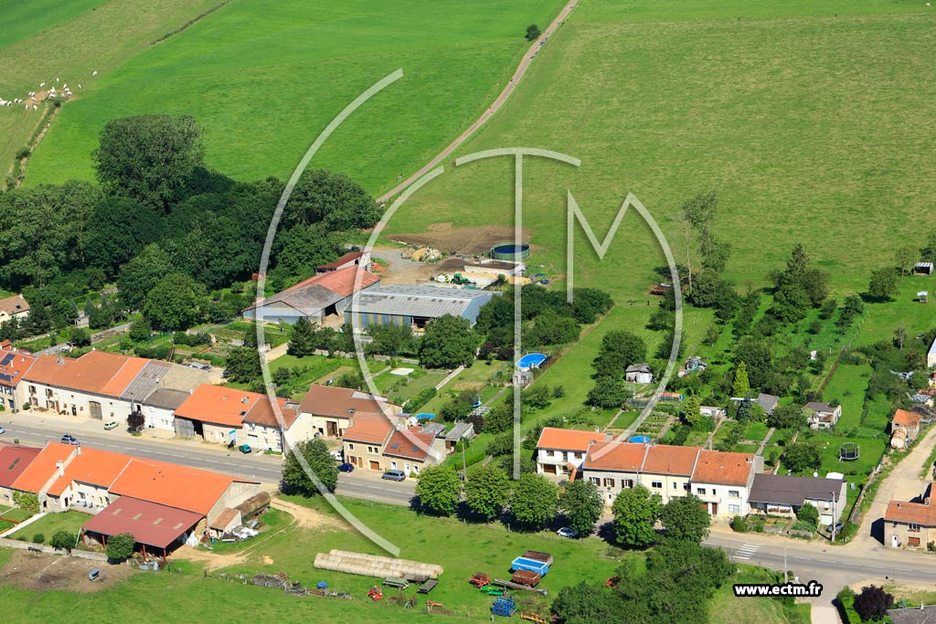Photo arienne de Rezonville
