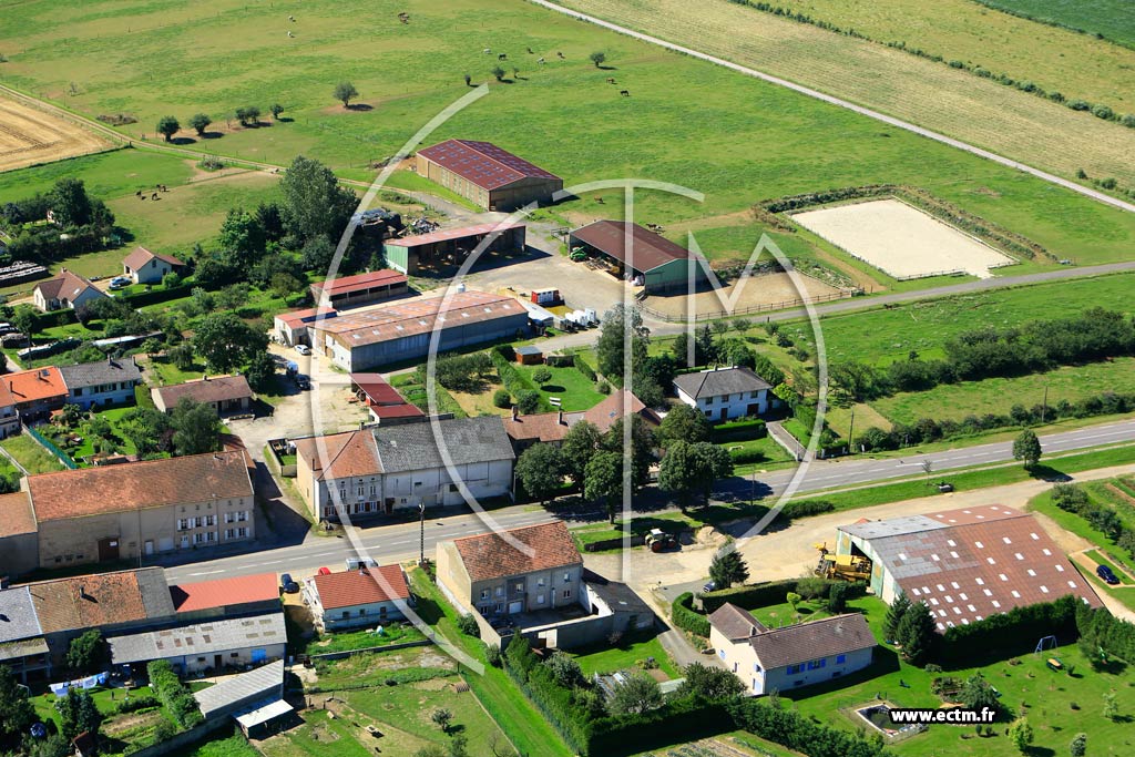 Photo arienne de Rezonville
