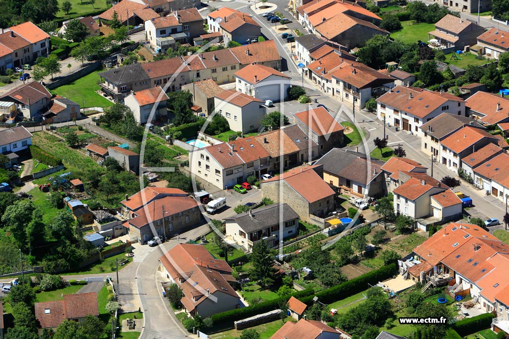 Photo arienne de Saizerais