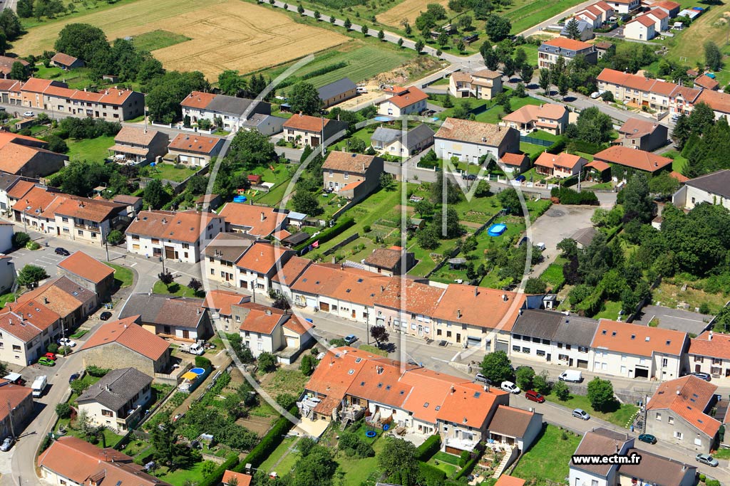Photo arienne de Saizerais