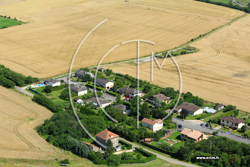 Photo arienne de Sanry-sur-Nied
