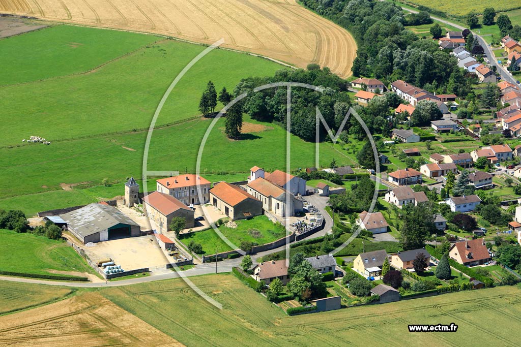 Photo arienne de Villers-sous-Prny