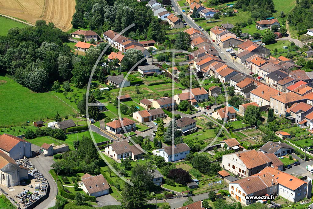 Photo arienne de Villers-sous-Prny
