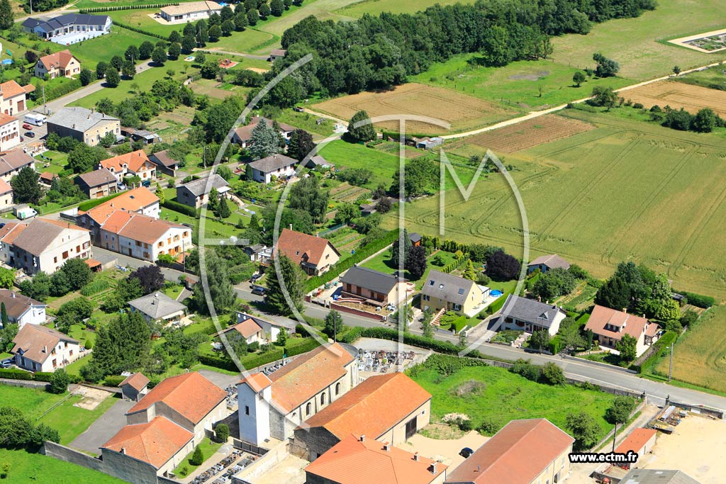 Photo arienne de Villers-sous-Prny