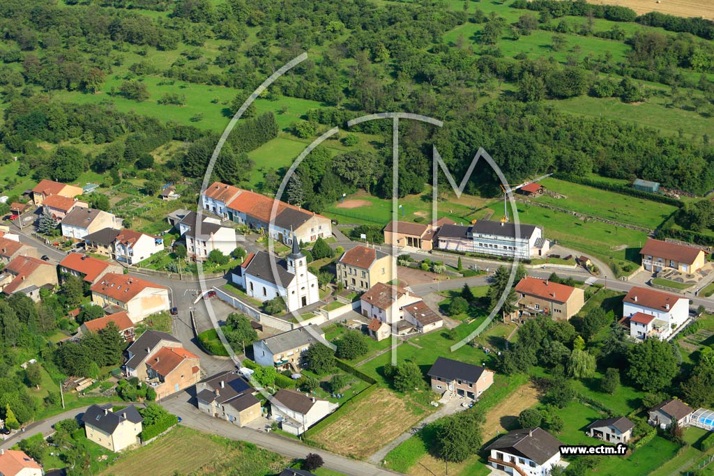 Photo arienne de Berviller-en-Moselle