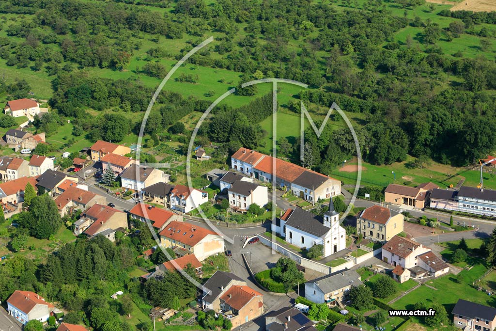 Photo arienne de Berviller-en-Moselle