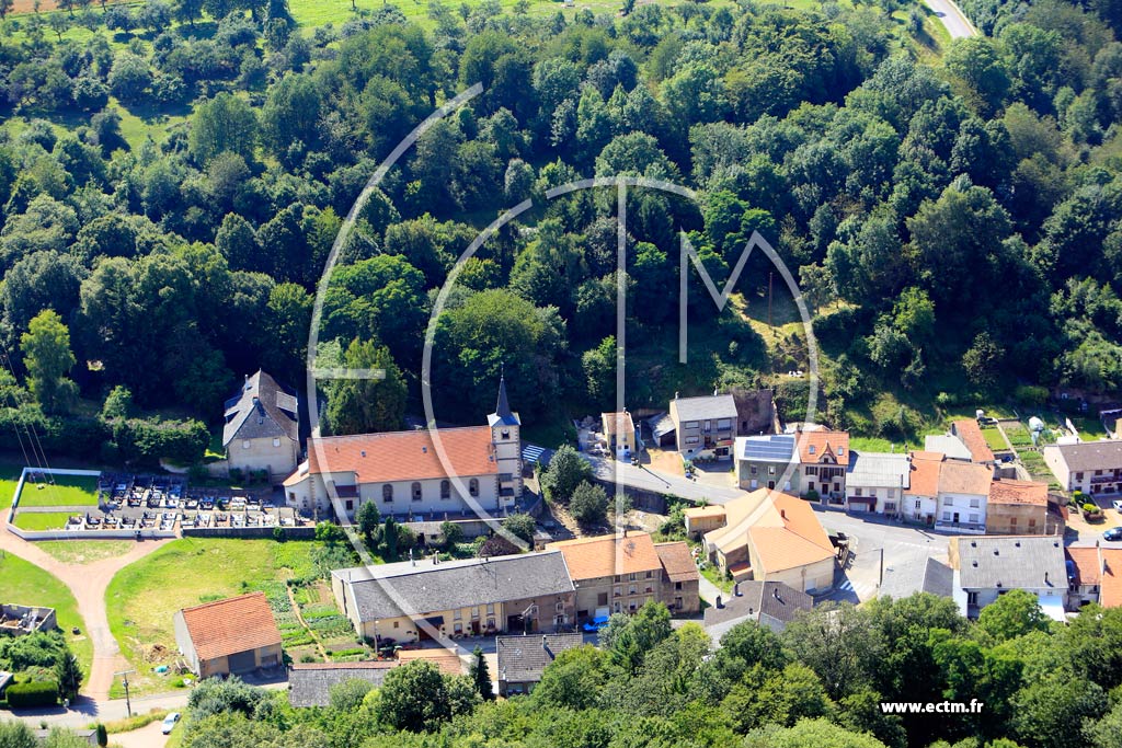 Photo arienne de Bisten-en-Lorraine