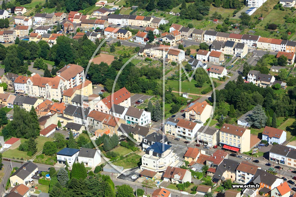 Photo arienne de Creutzwald (Cit Houvergarten)